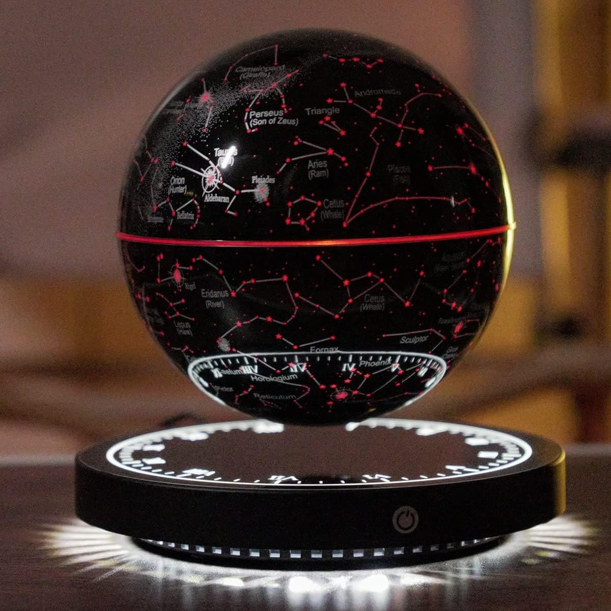 Levitating Star Globe With Magnetic Constellation Map - Image 3