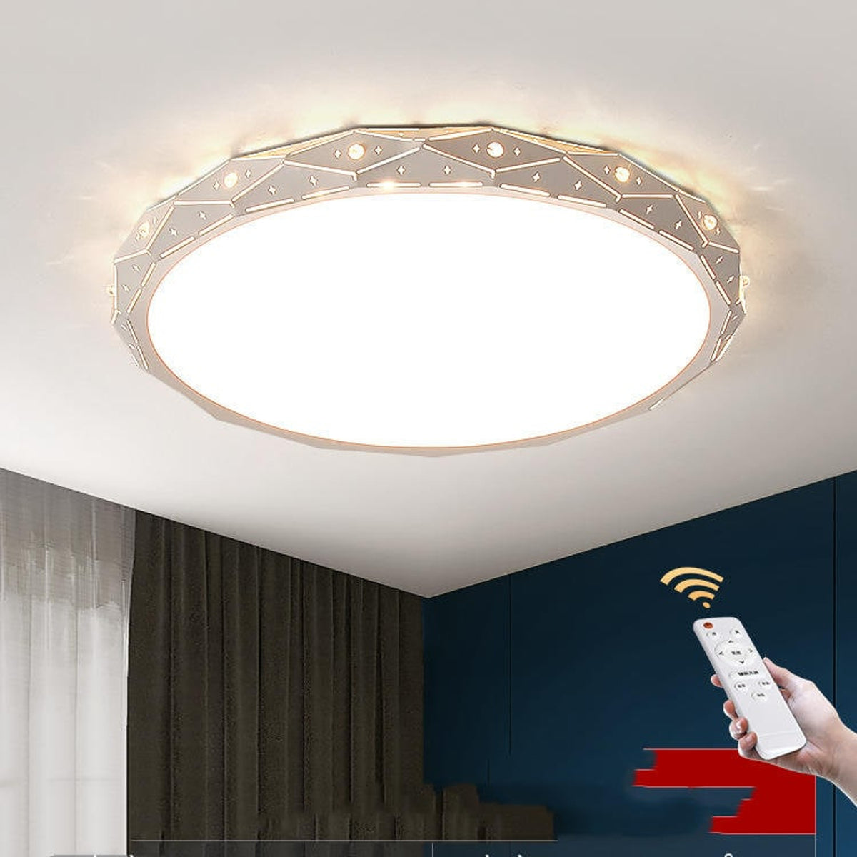 Light Luxury Round Ceiling Lamp - Image 3