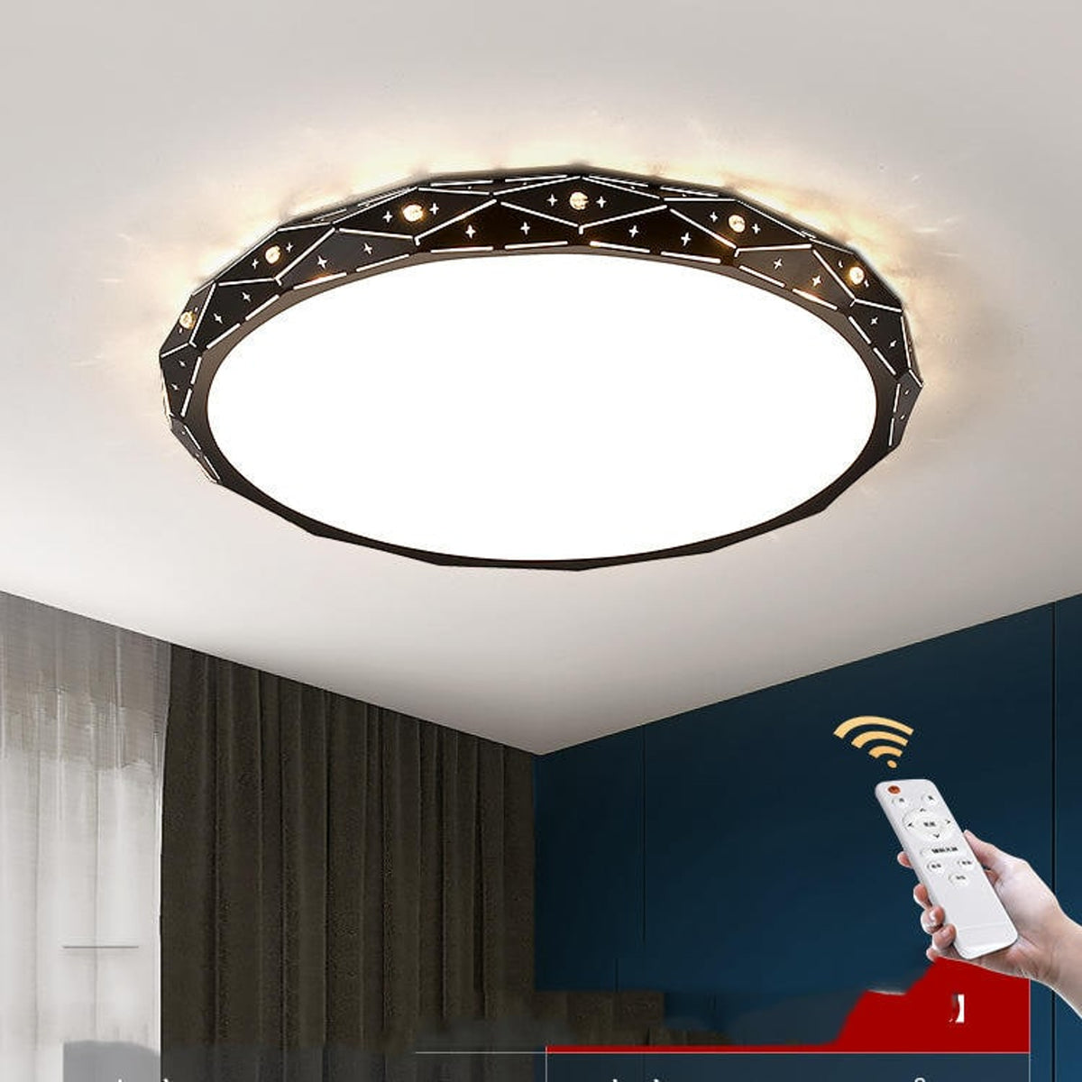 Light Luxury Round Ceiling Lamp - Image 4