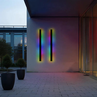 Linear Outdoor Wall Lamp Modern Minimalist Waterproof - Image 20
