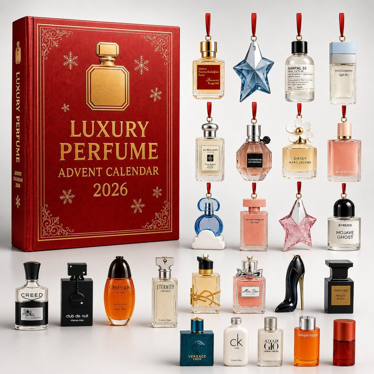 Luxury Perfume Advent Calendar With 24 Mini Ornaments - Image 6