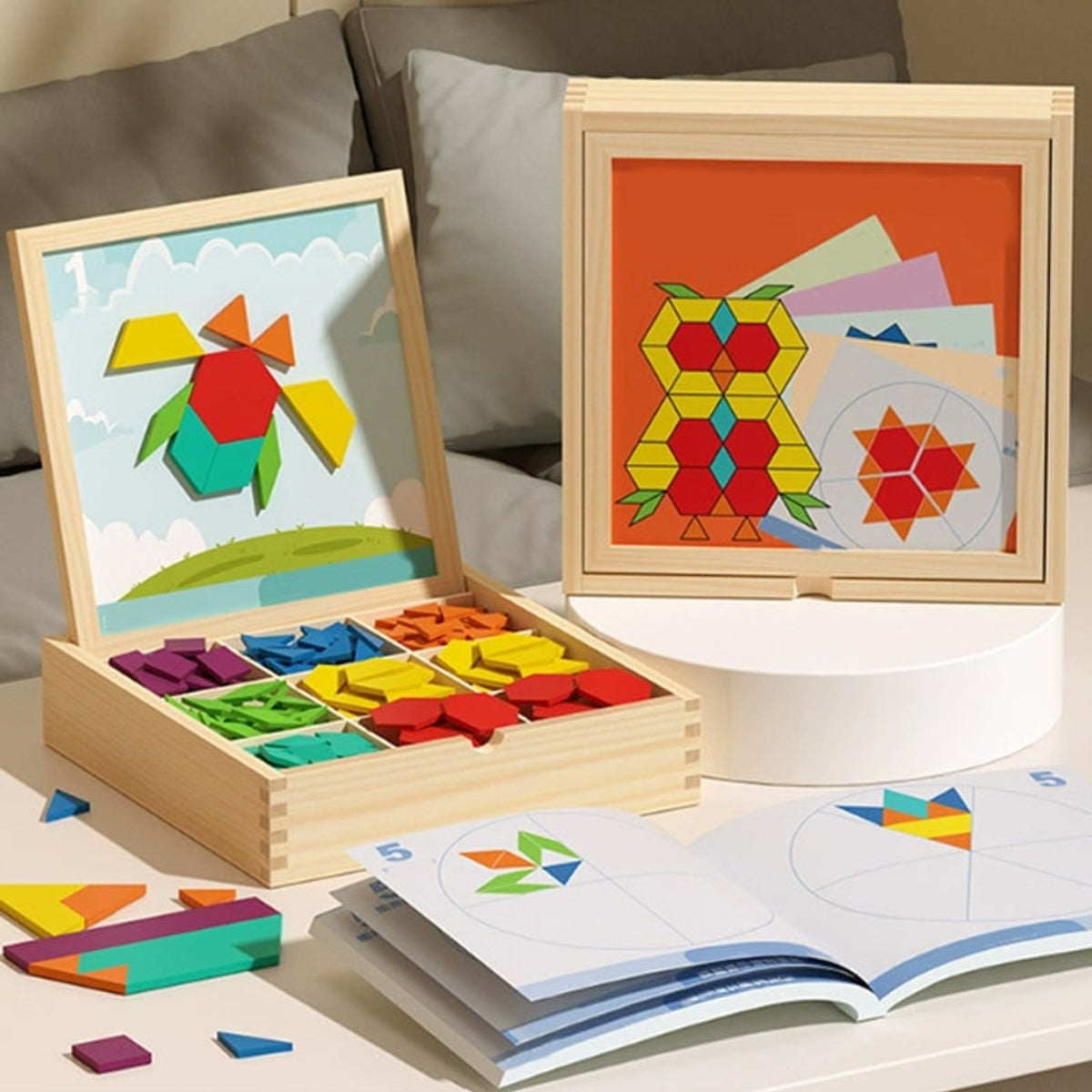 Magnetic Building Blocks For Kids -Piece Stem Toy With Wooden Pieces And Storage Box - Image 8