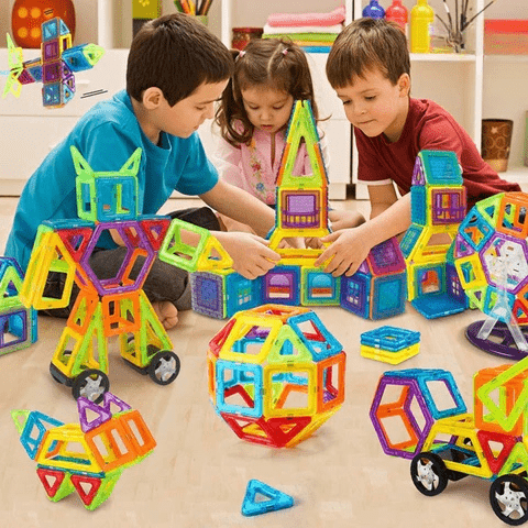 Magnetic Building Blocks Set For Creative Play Ages 4+ - Image 1