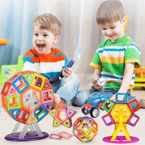Magnetic Building Blocks Set For Creative Play Ages 4+ - Image 3