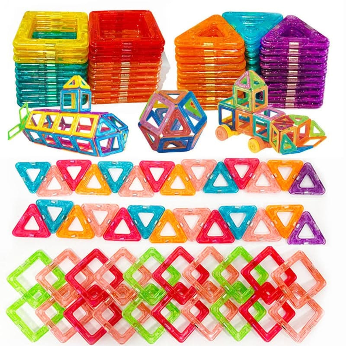 Magnetic Building Blocks Set For Creative Play Ages 4+ - Image 4