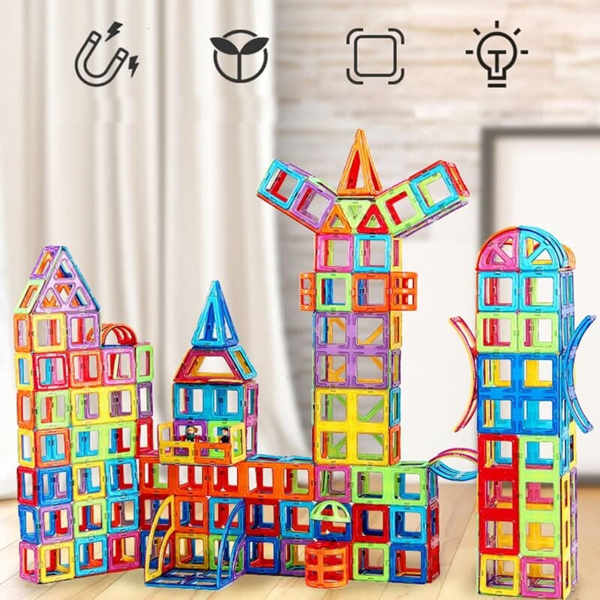 Magnetic Building Blocks Set For Creative Play Ages 4+ - Image 6