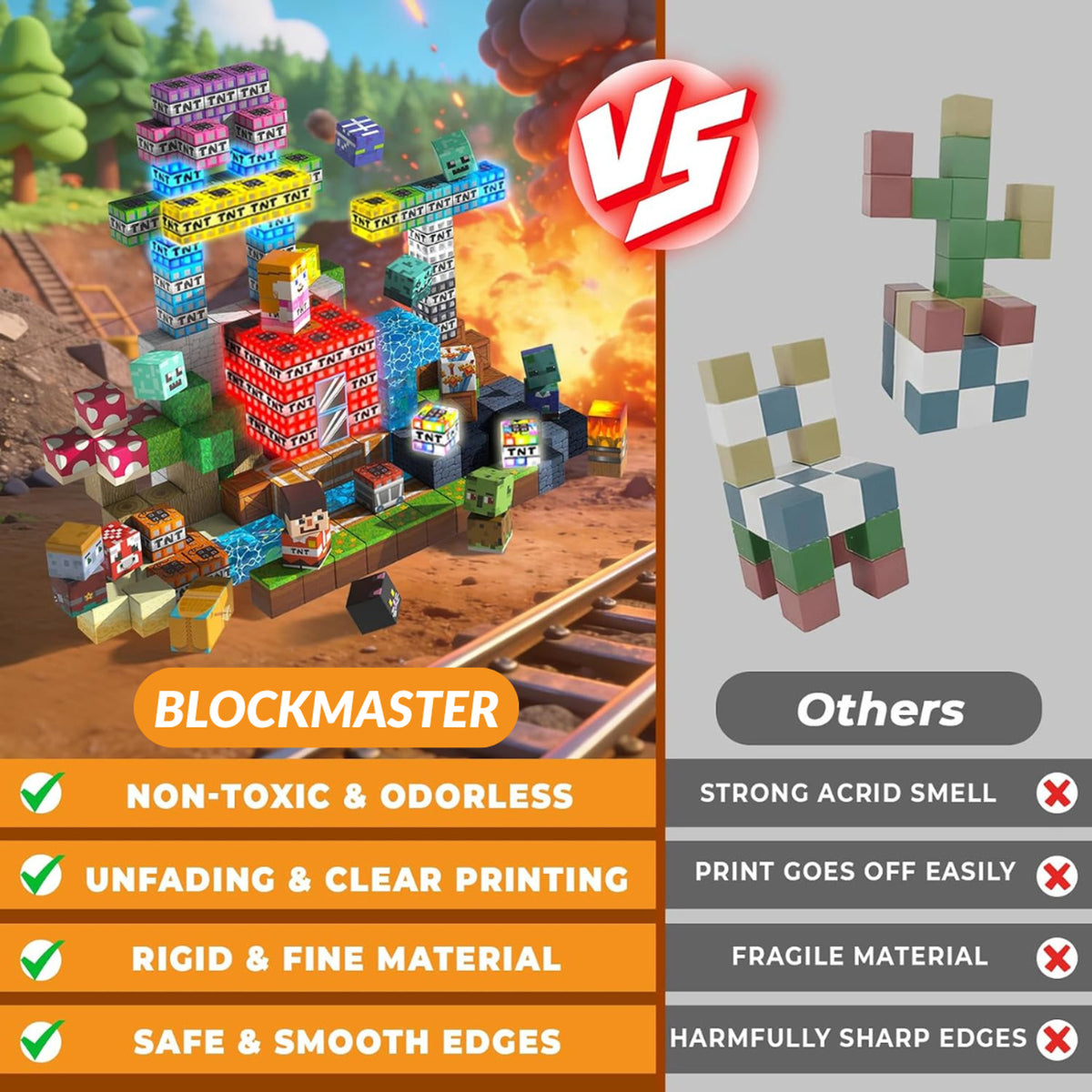 Magnetic Building Blocks Set With Light-Up Educational Design - Image 5