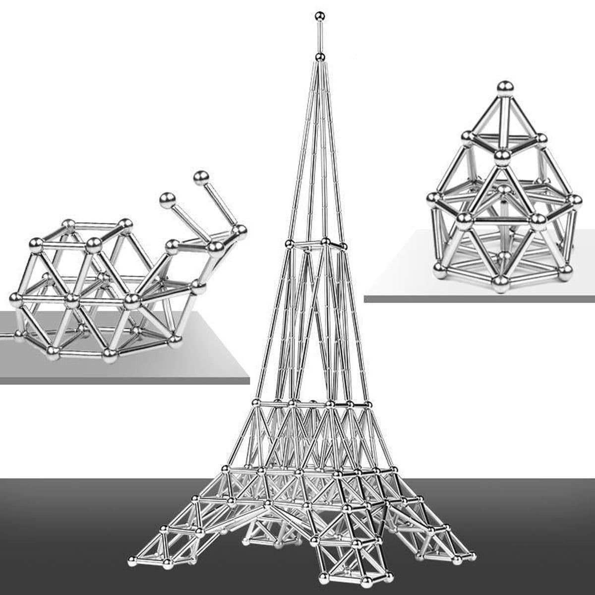 Magnetic Building Rods And Balls Stem Toy - Image 3