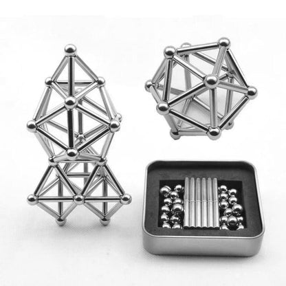 Magnetic Building Rods And Balls Stem Toy - Image 6