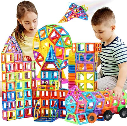 Magnetic Building Tiles Creative & Educational Toy For Children - Image 9