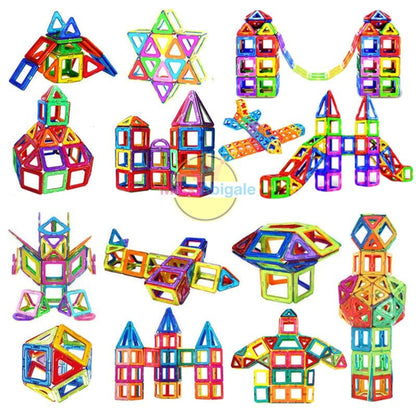 Magnetic Building Tiles Creative & Educational Toy For Children - Image 4