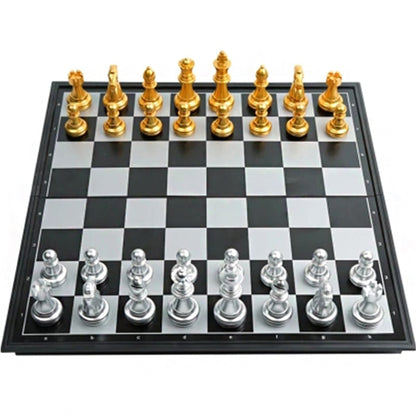 Magnetic Chess Set With Folding Board For Elementary School Students - Image 3