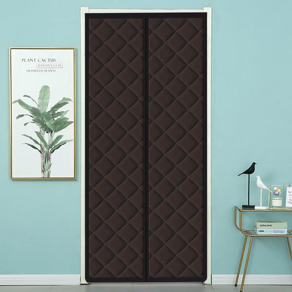 Magnetic Thermal Winter Block Door Insulation Curtain For Maintaining A Cozy Home Environment