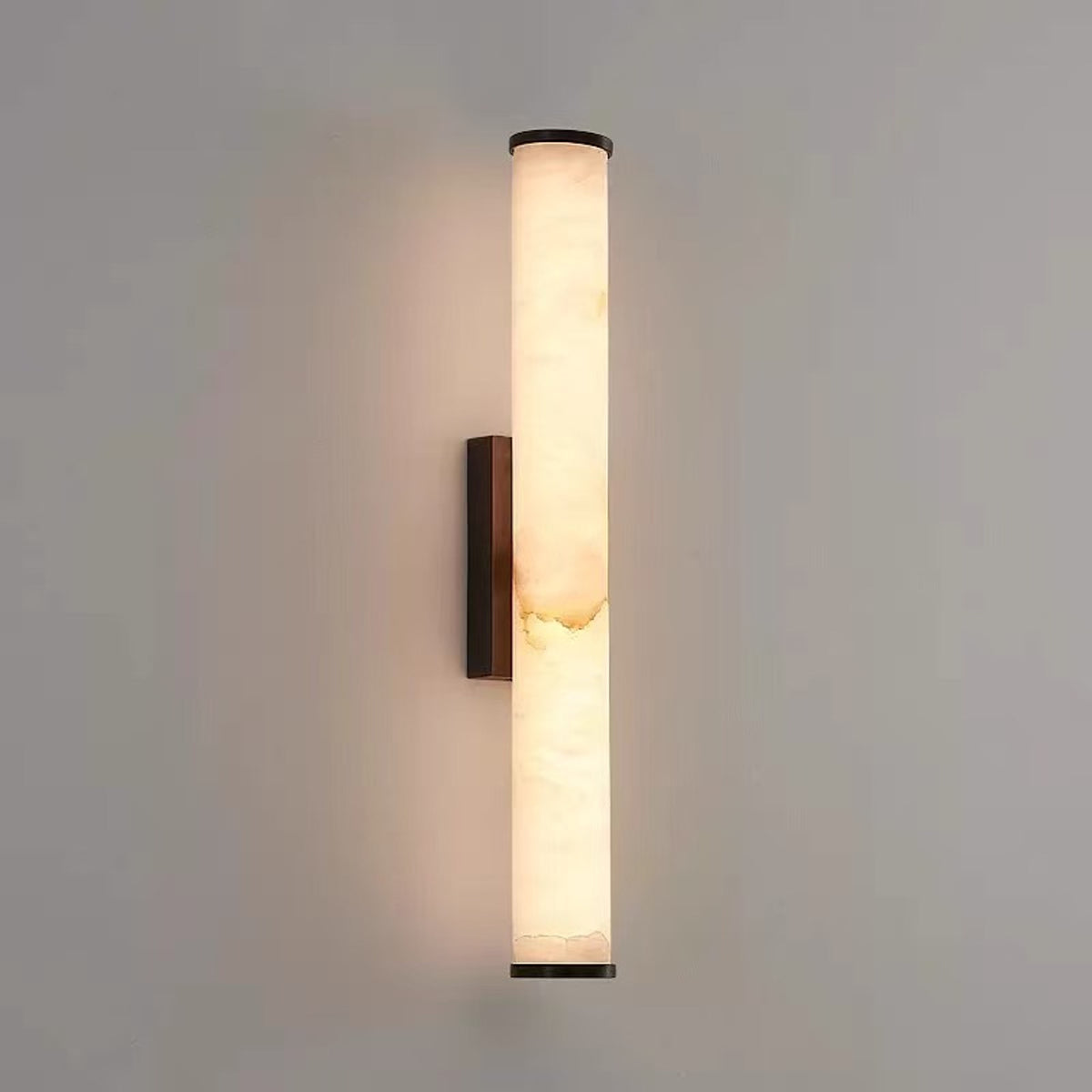 Marble Wall Lamp With Cylindrical Shade - Image 8