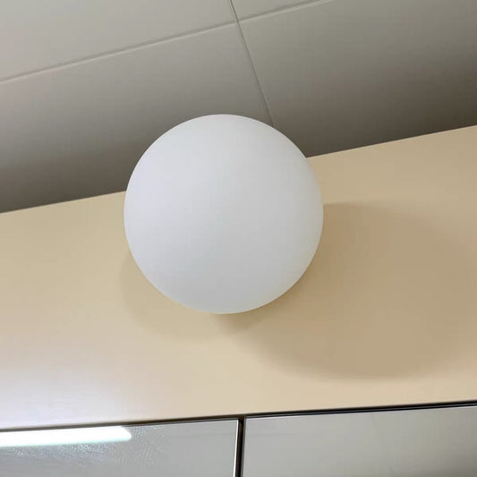 Matte Glass Spherical Wall Lamp With Bedroom Decoration - Image 3