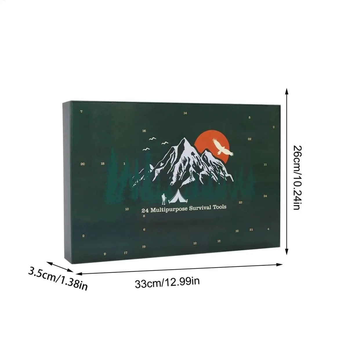 Men's Christmas Advent Calendar With 24 Outdoor Tools For Adventure - Image 8