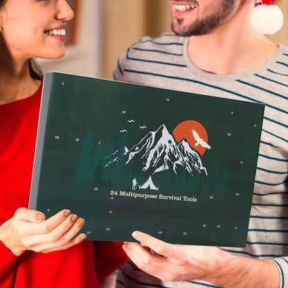 Men's Christmas Advent Calendar With 24 Outdoor Tools For Adventure - Image 3