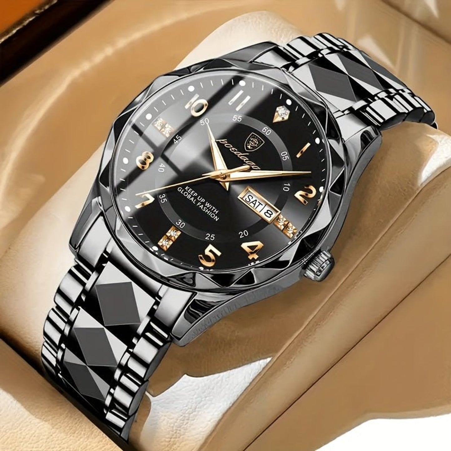 Men's Sports Watch with Secure Dress Design and Dial - Image 2