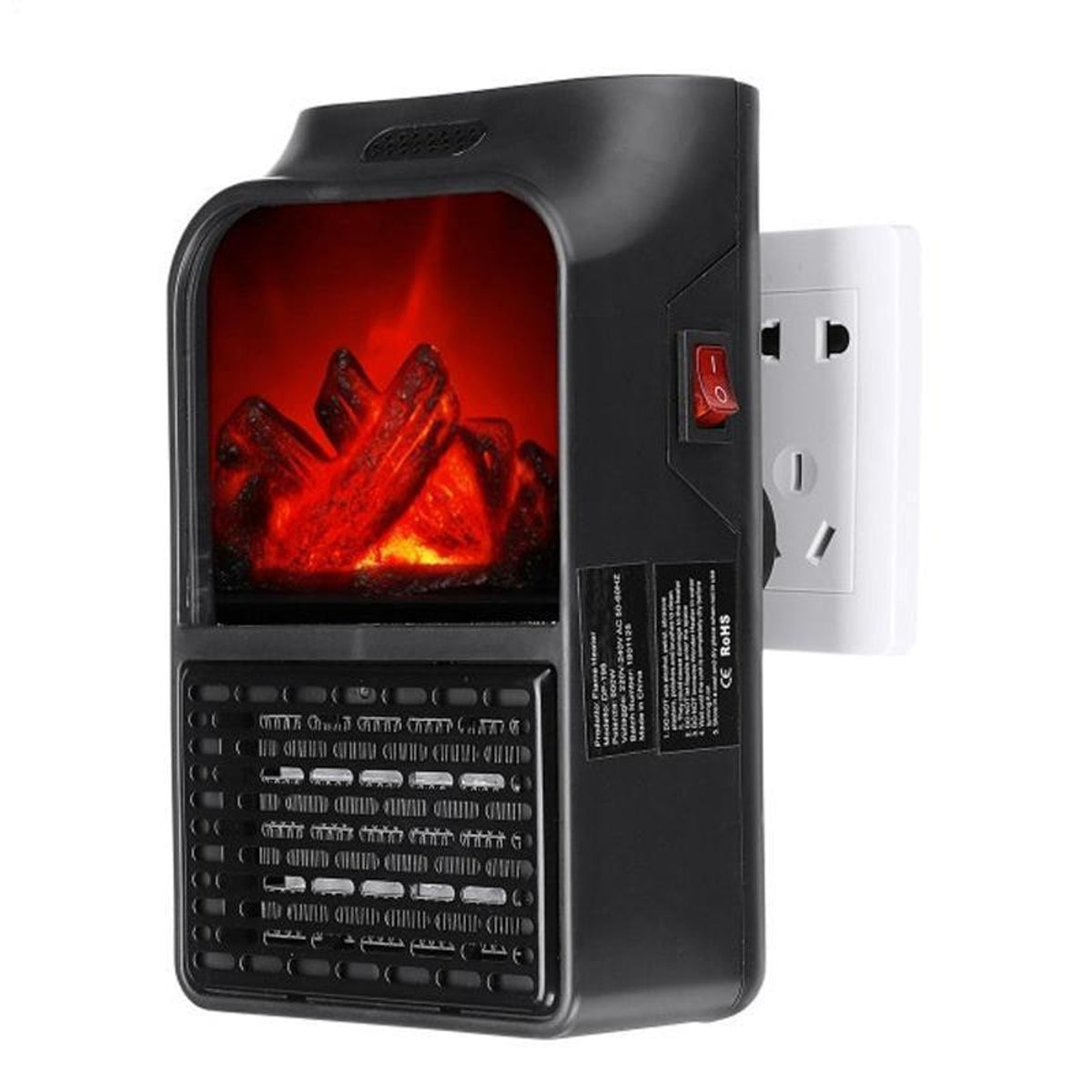 Mini Electric Fireplace Warmer For Instant Cosy Heat - Image 1