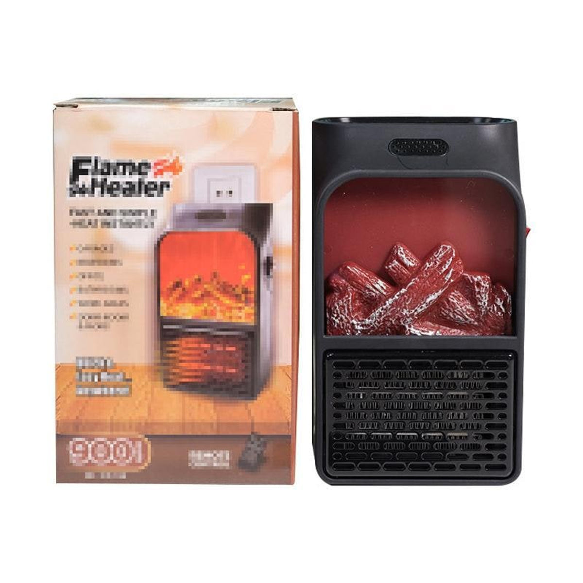 Mini Electric Fireplace Warmer For Instant Cosy Heat - Image 5