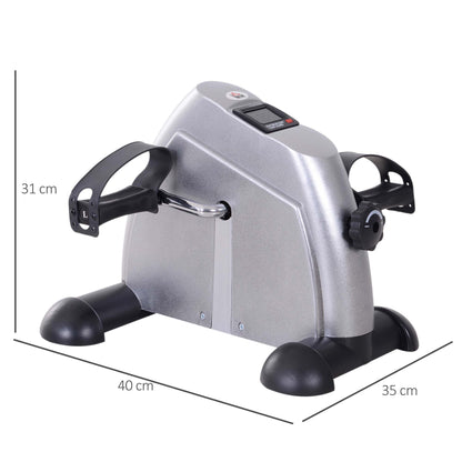 Mini Exercise Bike With LCD Display Portable Under Desk Pedal Exerciser For Leg And Arm Training - Image 1