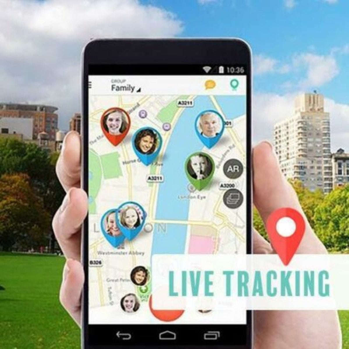 Mini GPS Tracker With Real-Time Location Sos Button And Geofence Alerts - Image 3