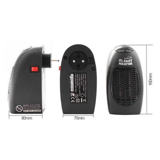 Mini Heater With 360° Rotating Plug And Digital Thermostat - Image 1