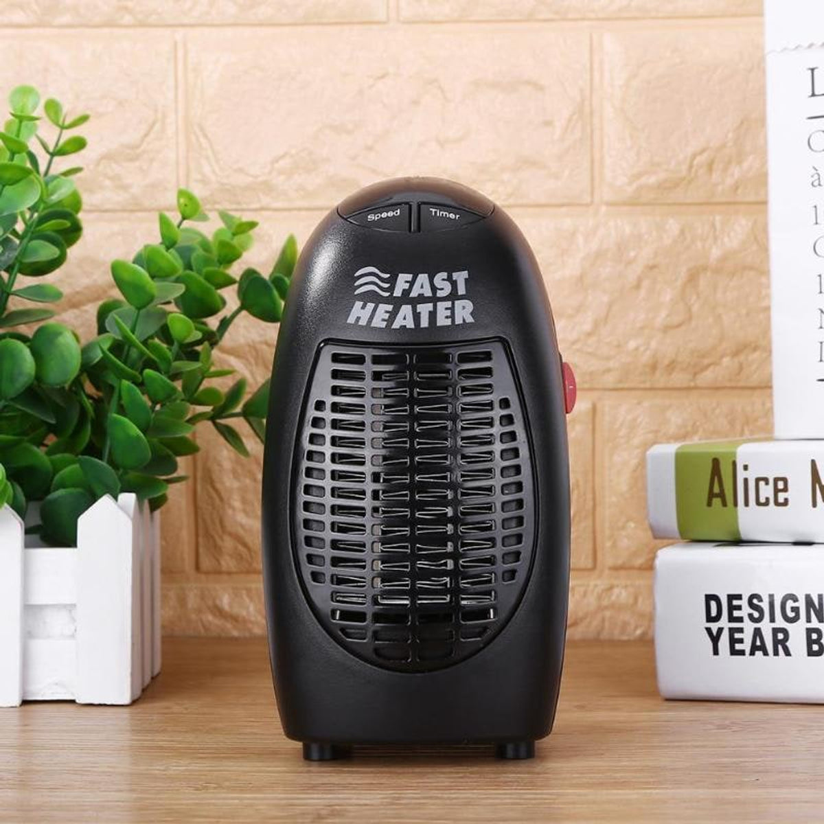 Mini Heater With 360° Rotating Plug And Digital Thermostat - Image 4
