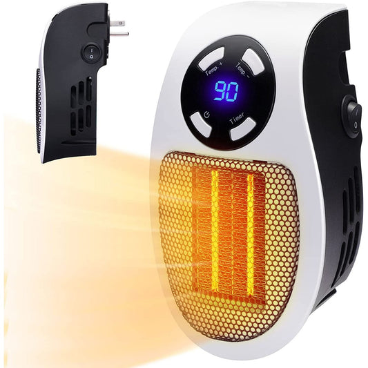 Mini Portable Electric Heater With Programmable Thermostat And Timer For Bedroom Or Office Use - Image 7