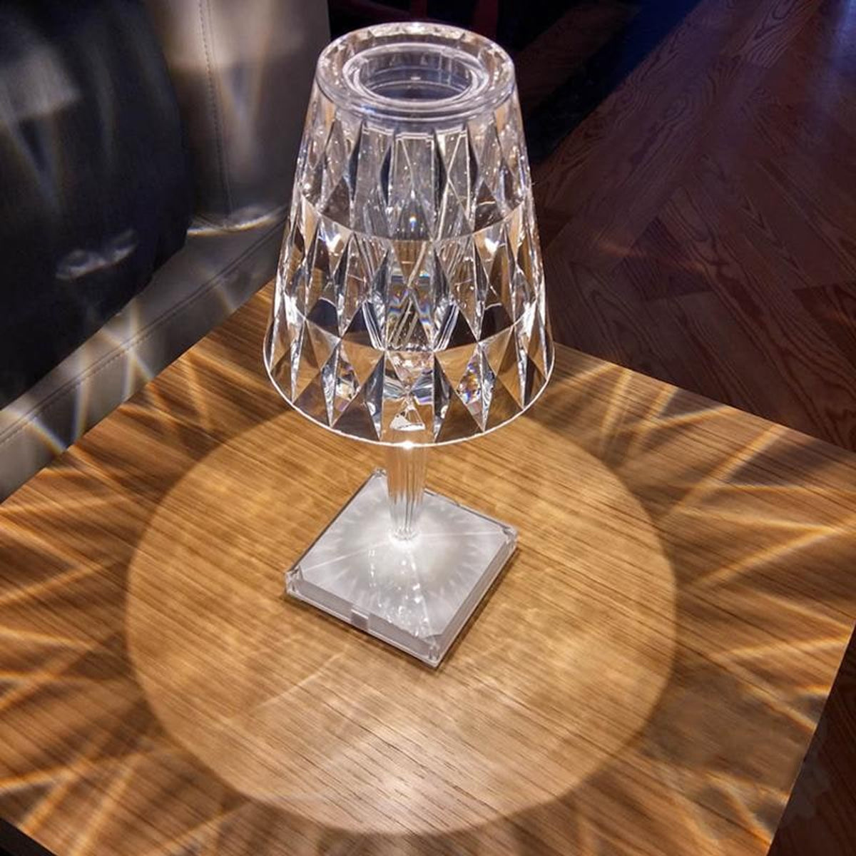 Modern Acrylic Rechargeable LED Table Lamp - Image 1