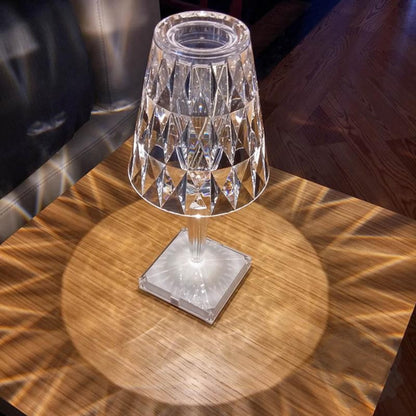 Modern Acrylic Rechargeable LED Table Lamp - Image 1