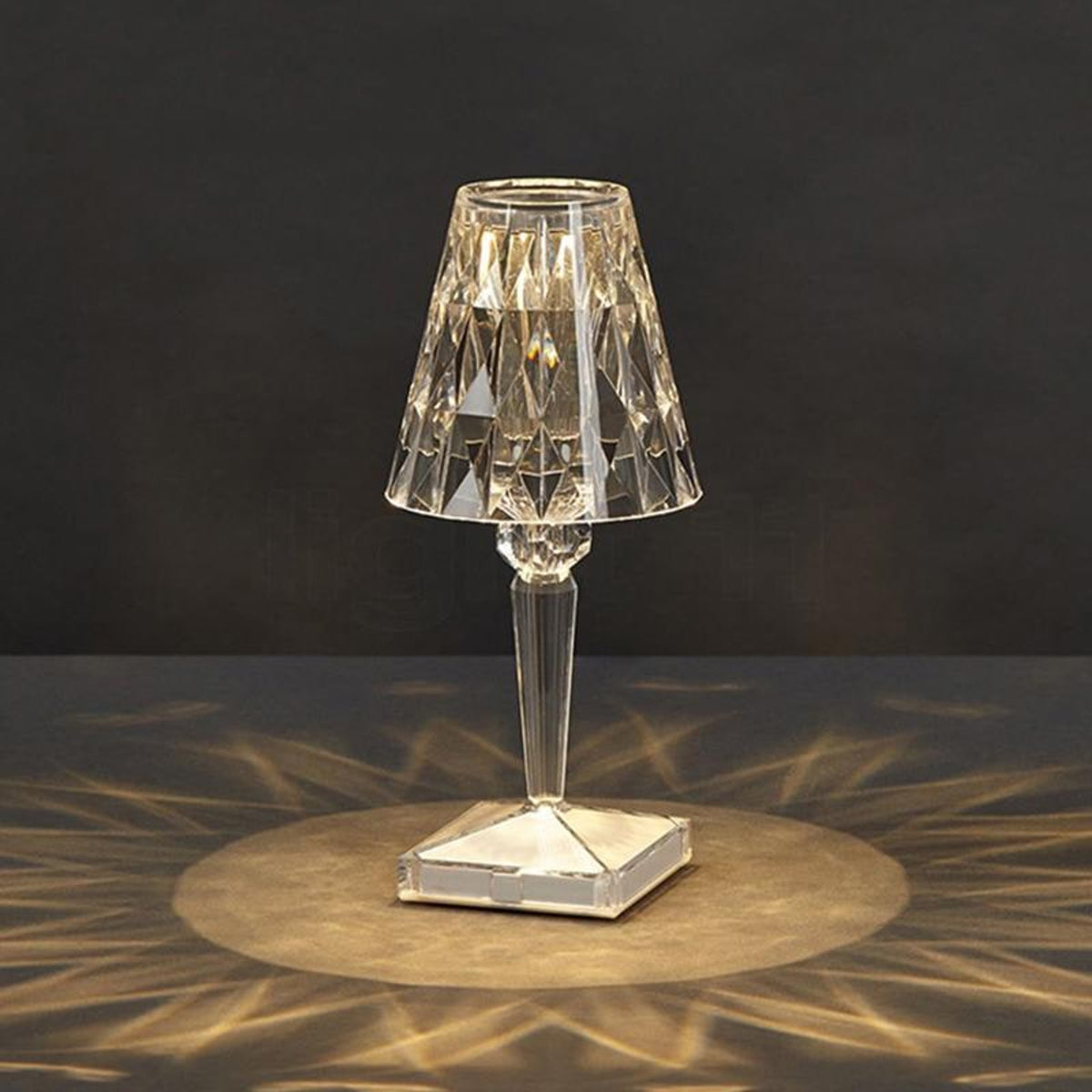 Modern Acrylic Rechargeable LED Table Lamp - Image 4