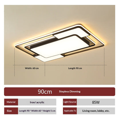 Modern Alloy Ceiling Light With Simple Living Room Design - Image 2