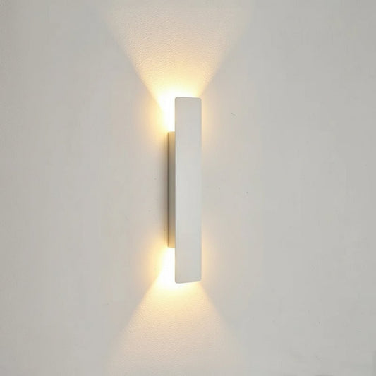 Modern Aluminium Rectangular LED Wall Light - Image 2