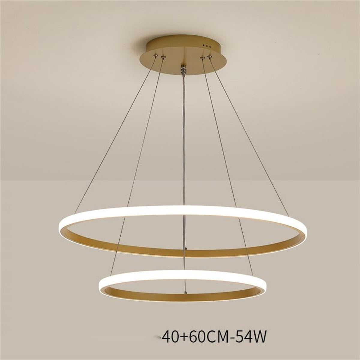 Modern Circular Ring Aluminum Alloy Chandelier Lamp - Image 1