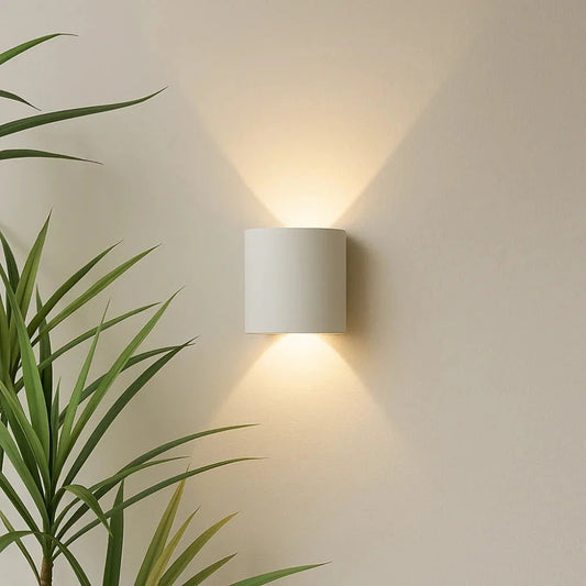Modern Cylindrical Metal Wall Light - Image 2