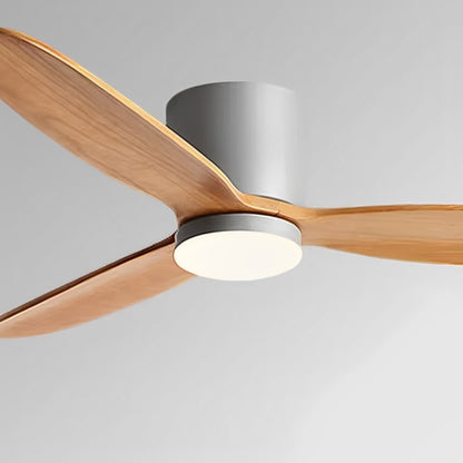Modern Flush Mount Ceiling Fan Light With Reversible Speed - Image 8