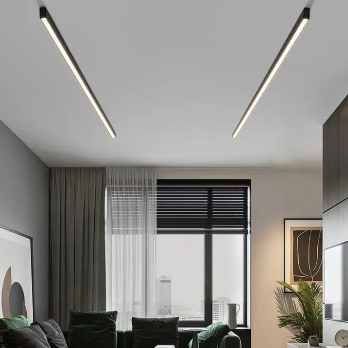 Modern Linear LED Ceiling Light With Flush Mount Design - Image 3