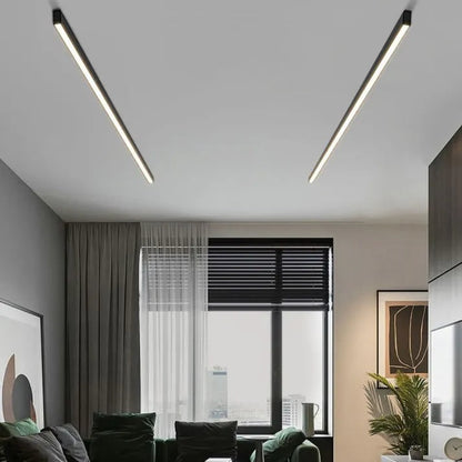 Modern Linear LED Ceiling Light With Flush Mount Design - Image 3
