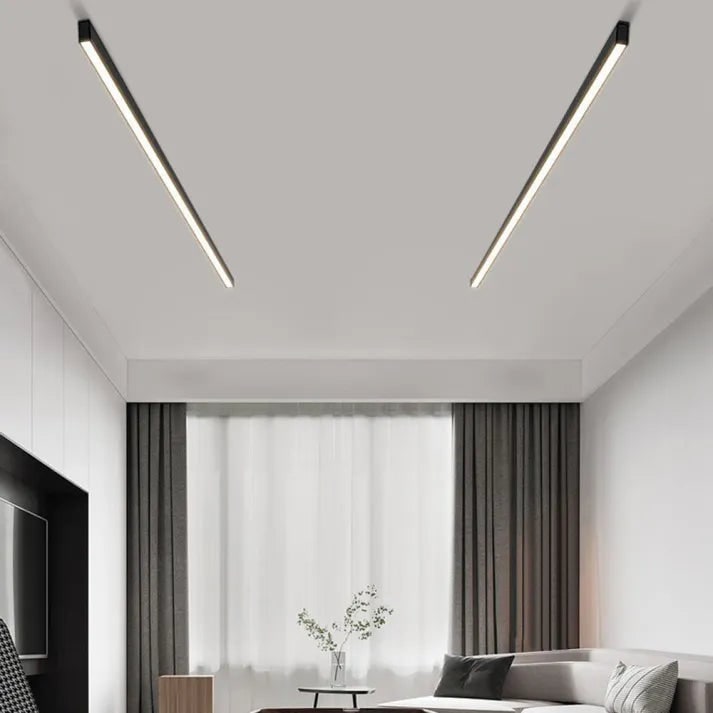 Modern Linear LED Ceiling Light With Flush Mount Design - Image 6