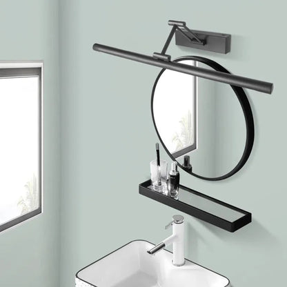 Modern Linear Metal LED Wall Lamp With Mirror Front - Image 2