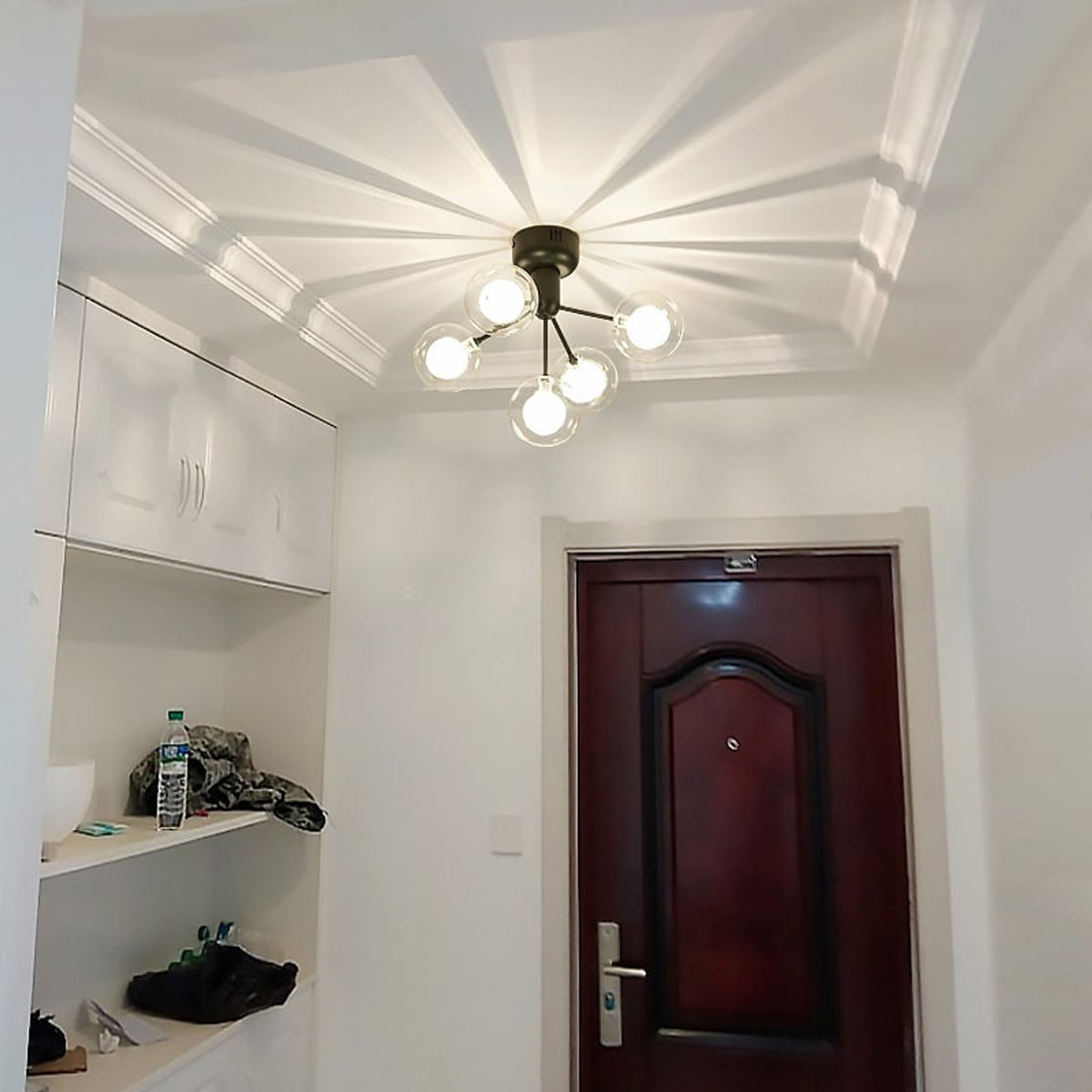 Modern Metal Clear Ceiling Light - Image 1