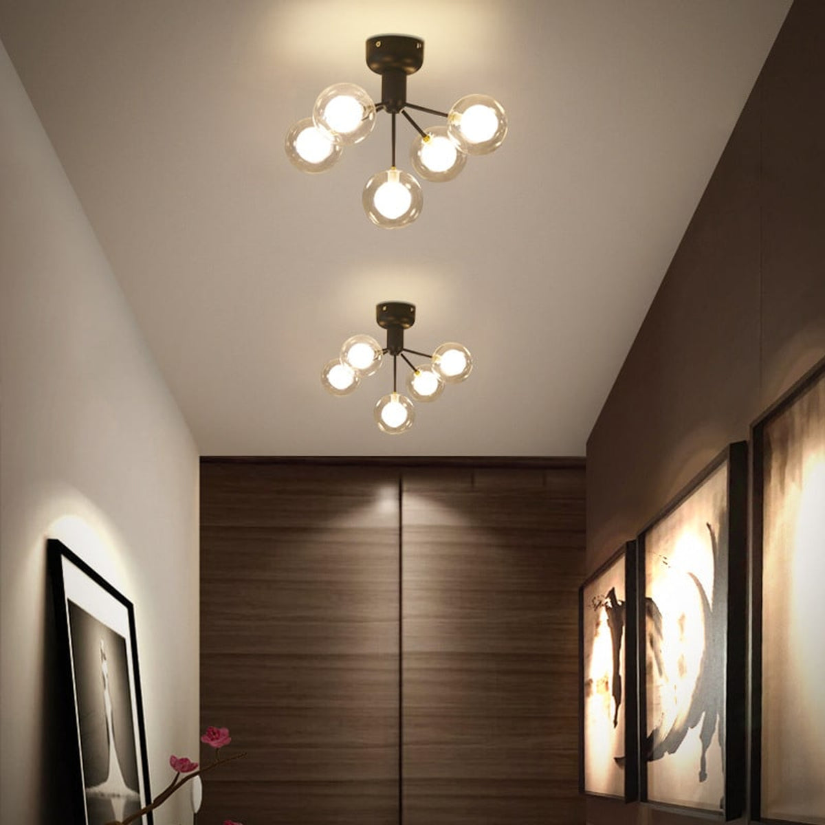 Modern Metal Clear Ceiling Light - Image 3