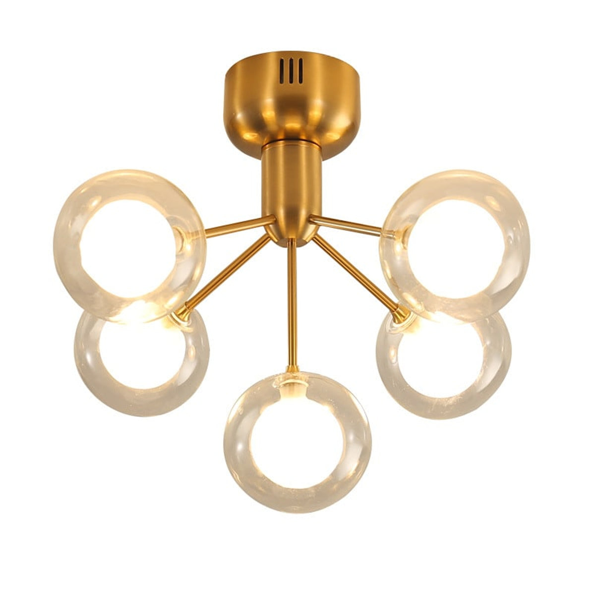 Modern Metal Clear Ceiling Light - Image 5