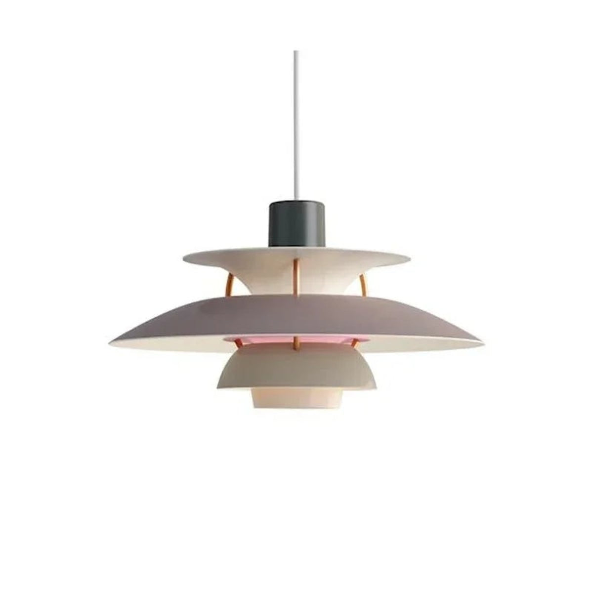 Modern Metal Pendant Light With Layered Disc Design - Image 10