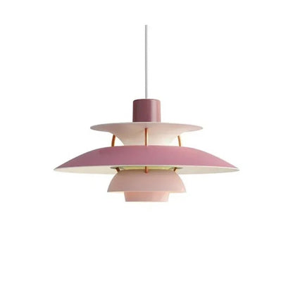 Modern Metal Pendant Light With Layered Disc Design - Image 11