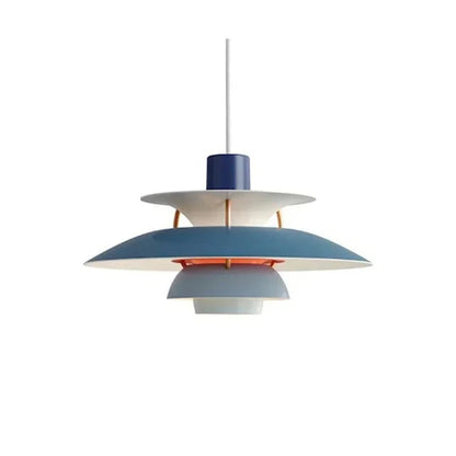Modern Metal Pendant Light With Layered Disc Design - Image 13