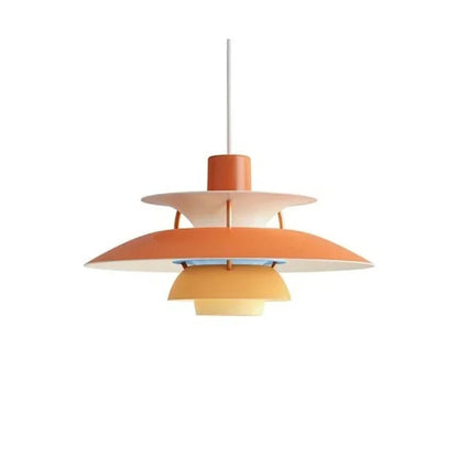 Modern Metal Pendant Light With Layered Disc Design - Image 14