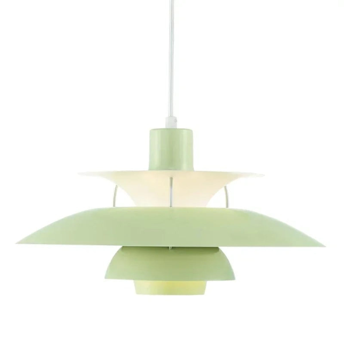 Modern Metal Pendant Light With Layered Disc Design - Image 2