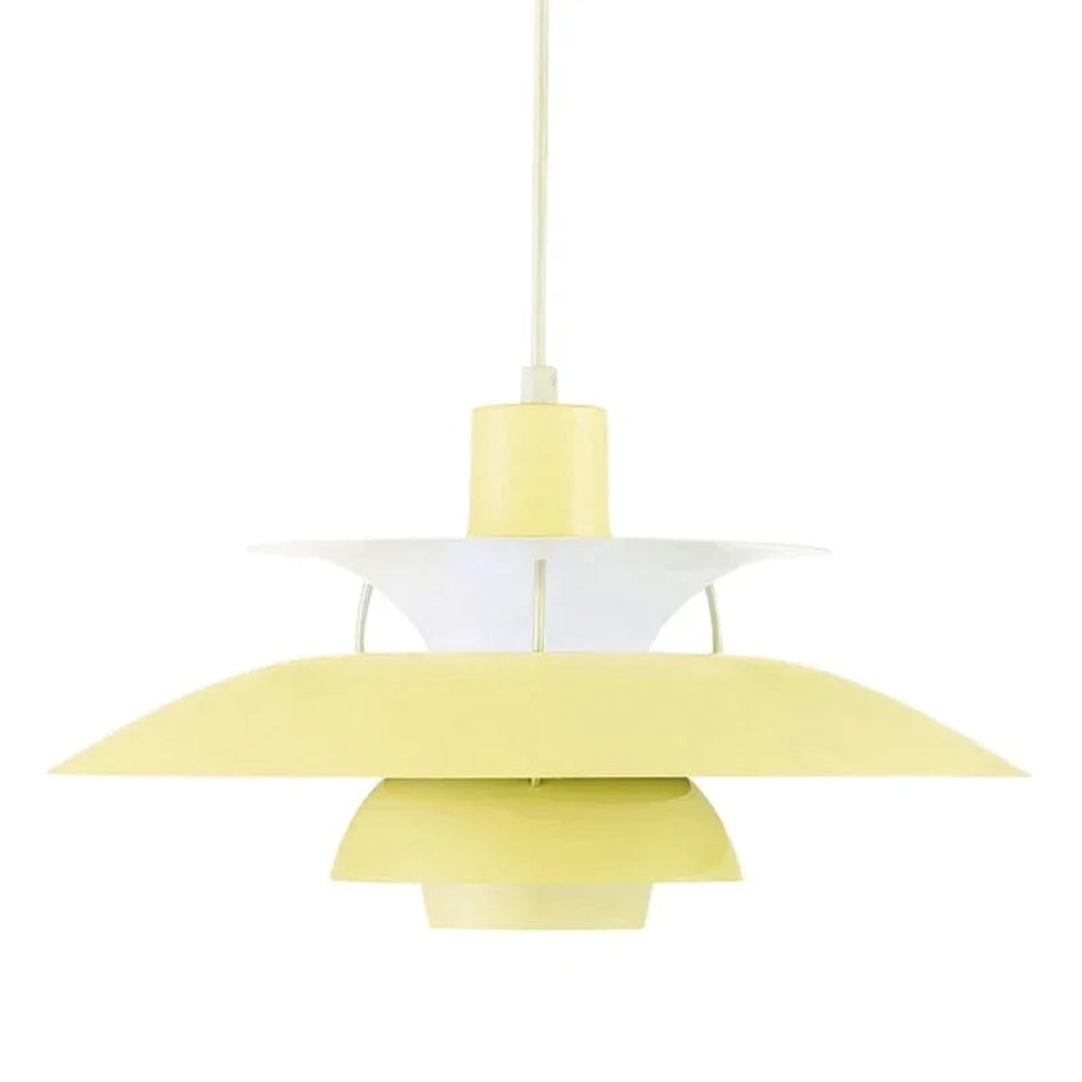 Modern Metal Pendant Light With Layered Disc Design - Image 3